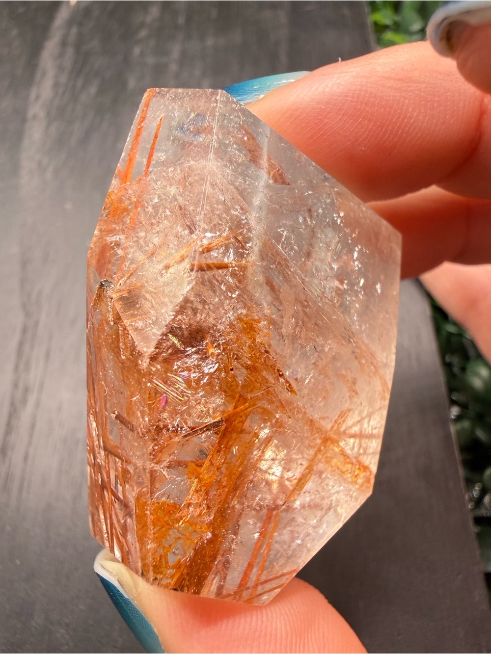 Red Rutilated Quartz Freeform - Picture 7 of 10